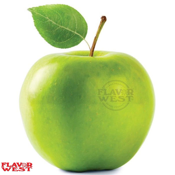 Flavor West Green Apple Natural - In Stock