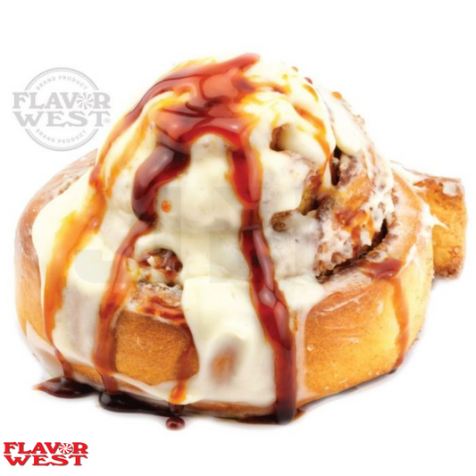 Flavor West Caramel Cinnamon Roll - In Stock