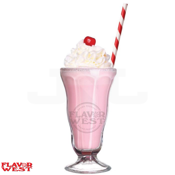 Flavor West Strawberry Milkshake