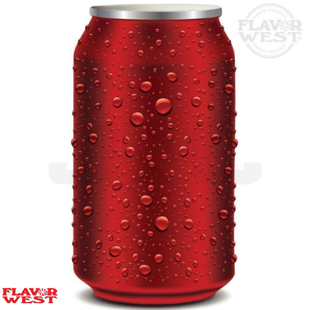 Flavor West Tall Maroon Soda - In Stock